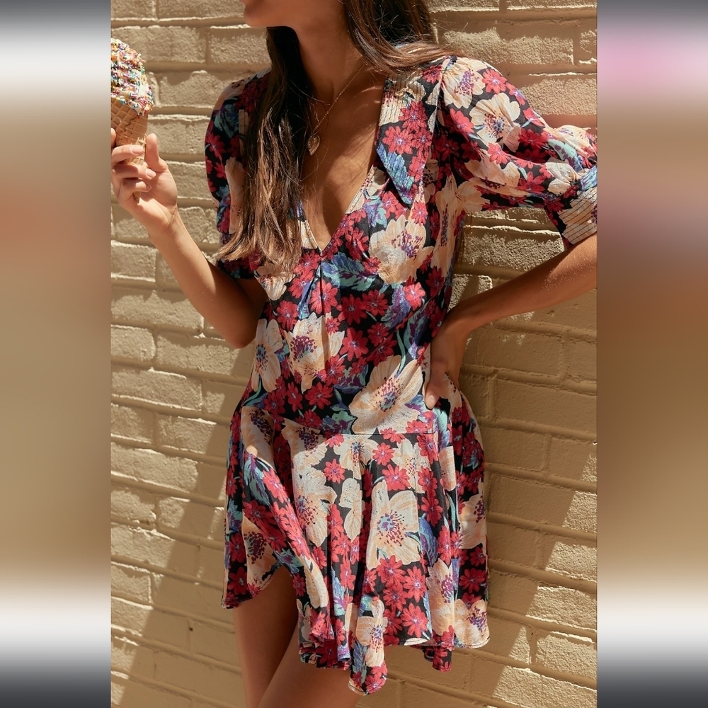Free People Sugar Crush Mini Dress Nwt Xs